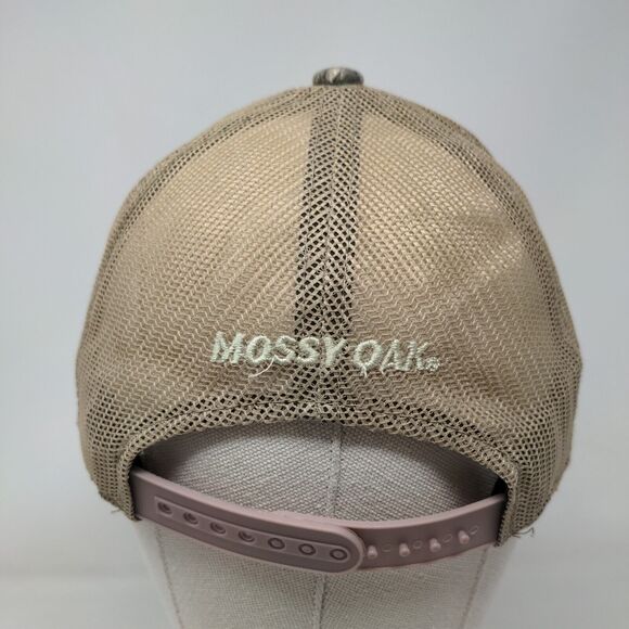 Mossy Oak Snapback Trucker Hat Camouflage OSFM Embroidered Mesh Back Outdoor Cap - Picture 5 of 7